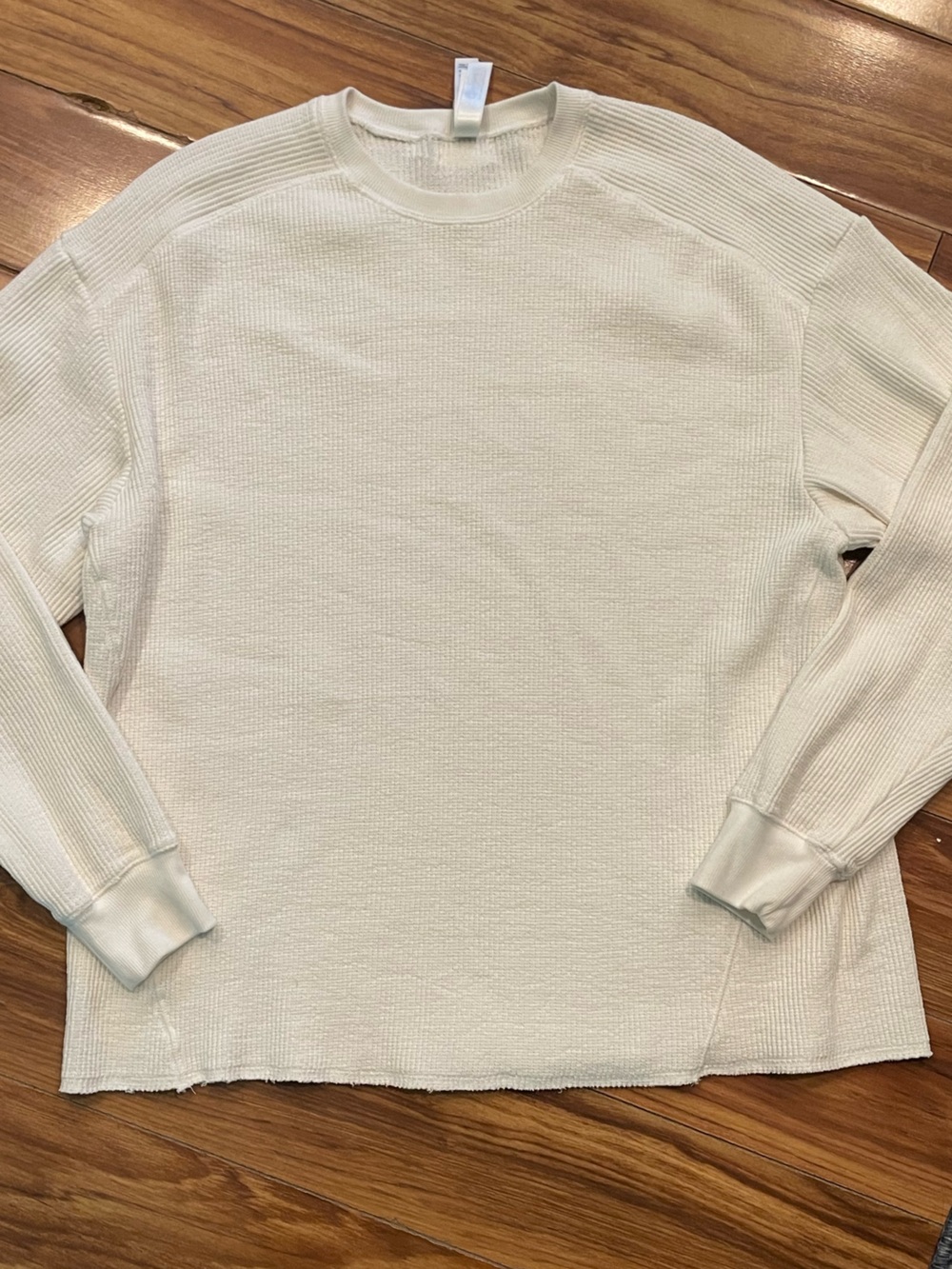 SKIMS Heavy Waffle Oversized Crewneck